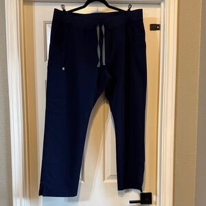 Figs NWOT Navy Women's Petite Scrub Pants with Drawstring